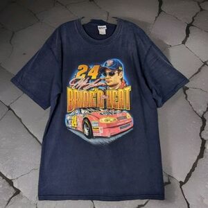 Vintage NASCAR Jeff Gordon #24 T Shirt Licensed Double Sided Bring the Heat